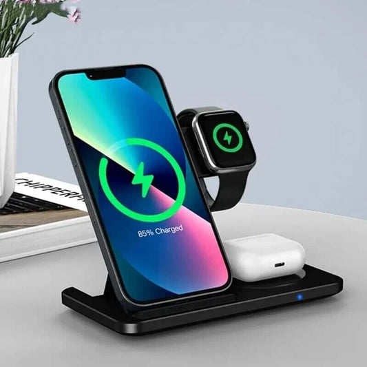 3 in 1 Wireless Charger Stand Pad (Applicable to Apple)