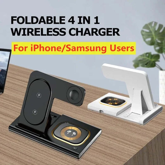 3 in 1 Wireless Charger Stand Pad